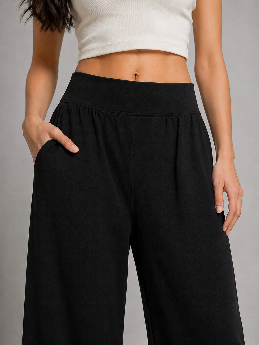 Black Wide Leg Pant