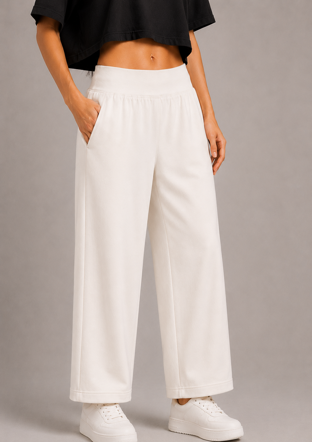 Off-White Wide Leg Pant