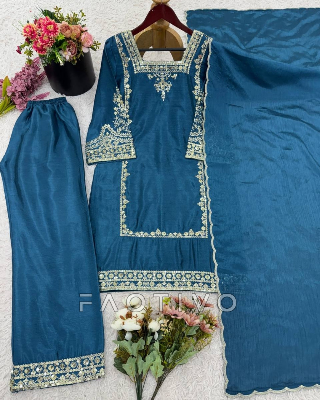 Embroidered Chiffon Suits | Wedding & Eid Collection S–XXL