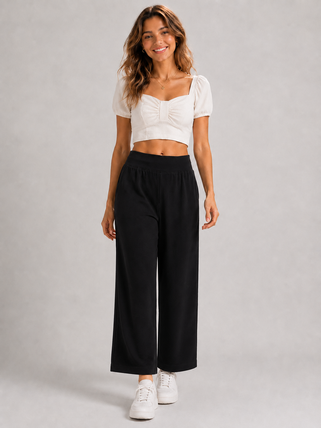 Black Wide Leg Pant