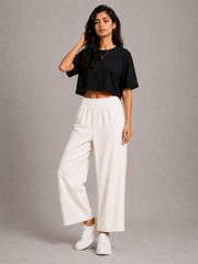 Off-White Wide Leg Pant