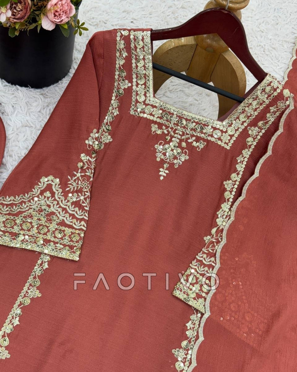 Embroidered Chiffon Suits | Wedding & Eid Collection S–XXL