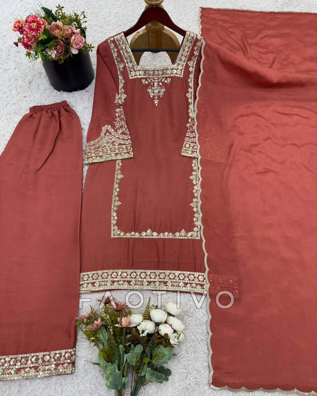 Embroidered Chiffon Suits | Wedding & Eid Collection S–XXL