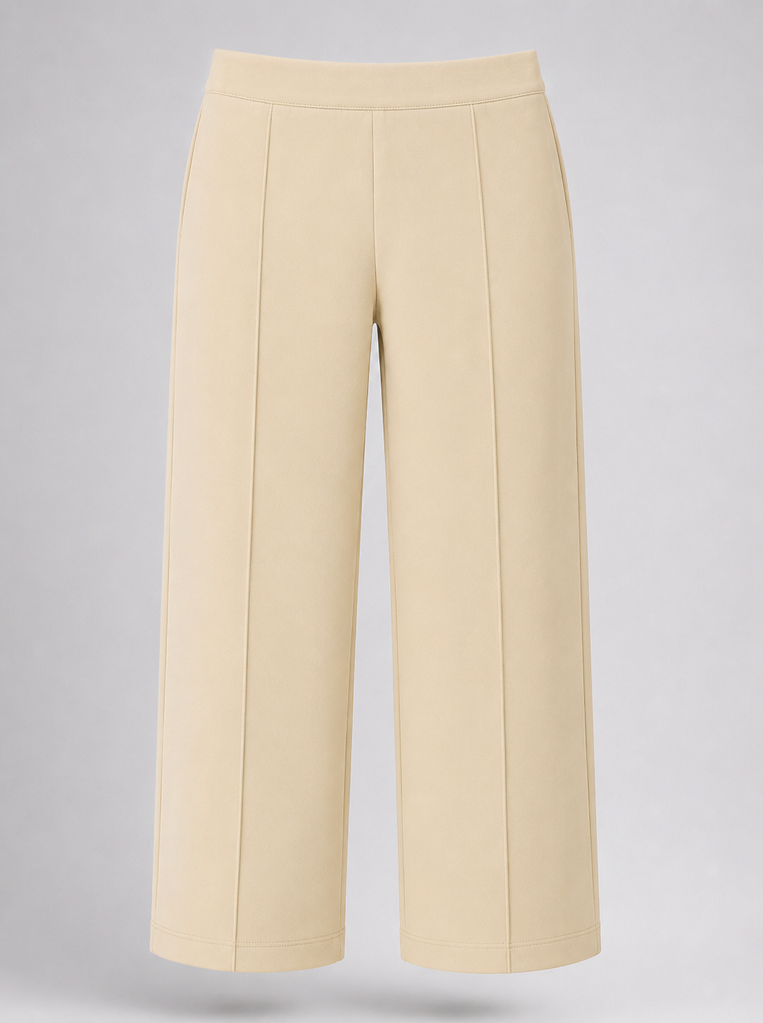 Beige Valentino Wide Leg Pant