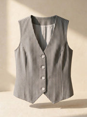 Grey Cotton Waistcoat