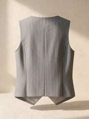 Grey Cotton Waistcoat