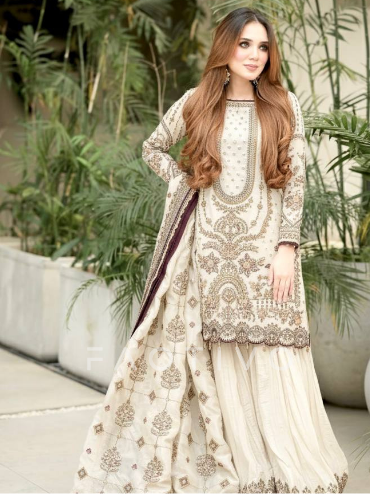 NEW!  Designer Party Wear Georgette Plazzo Suit Set