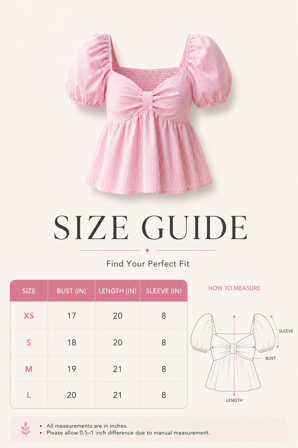 Puff Sleeve Crop Top