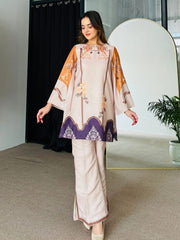 Rayon Printed Co Ord Set with Kurta and Pant