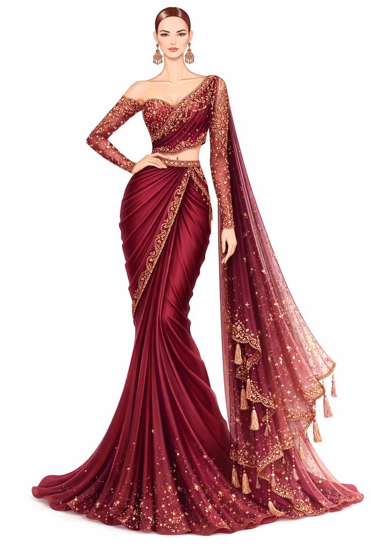 Half & Half Sarees