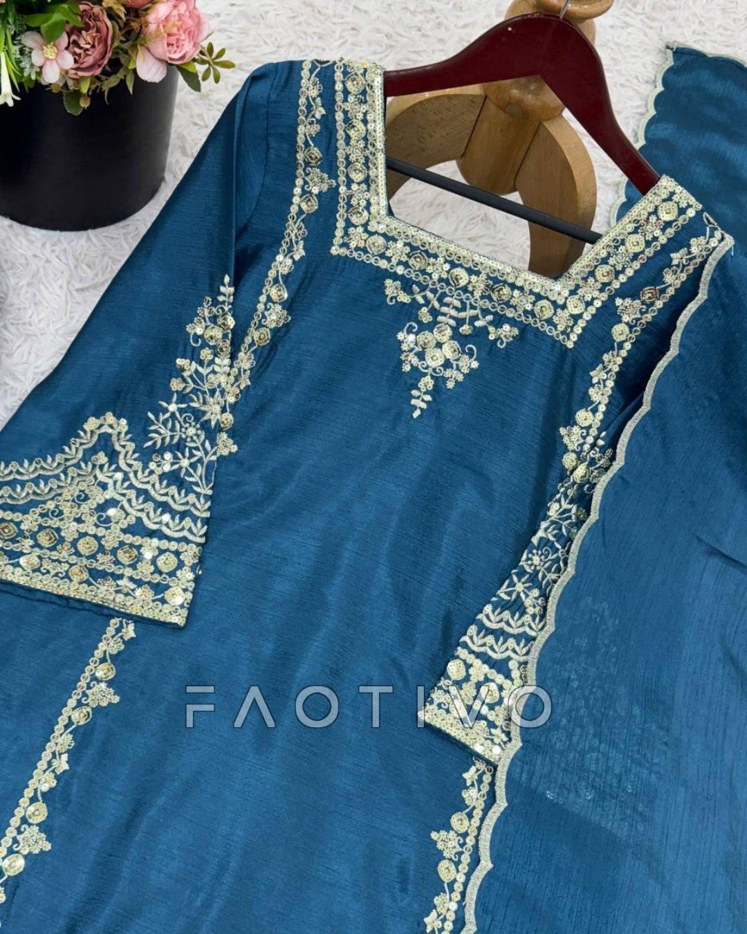 Embroidered Chiffon Suits | Wedding & Eid Collection S–XXL