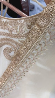 Chinon Silk Embroidered 3 Piece Palazzo Suit