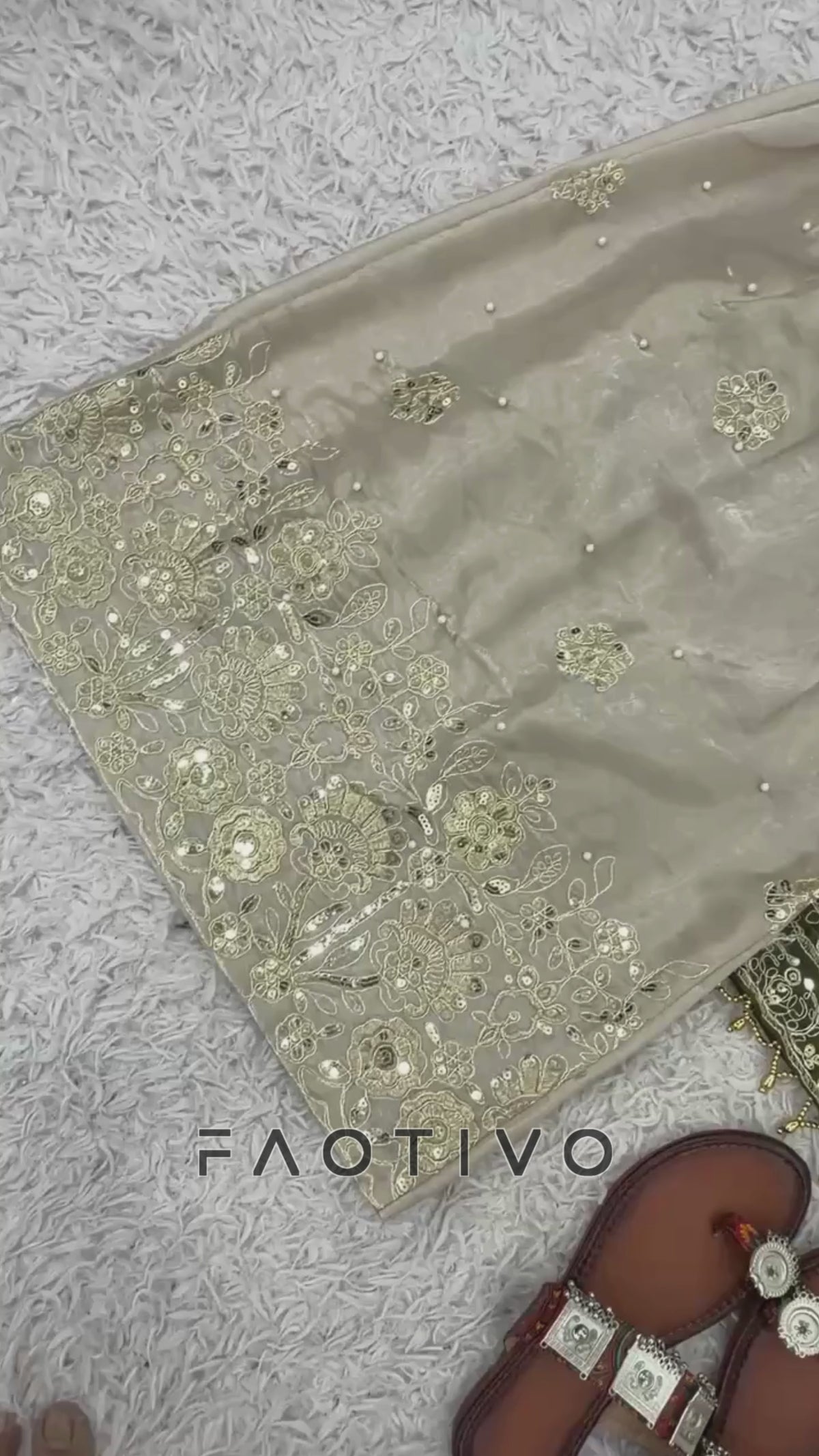 Designer GMY Silk Palazzo Suit for Eid & Wedding