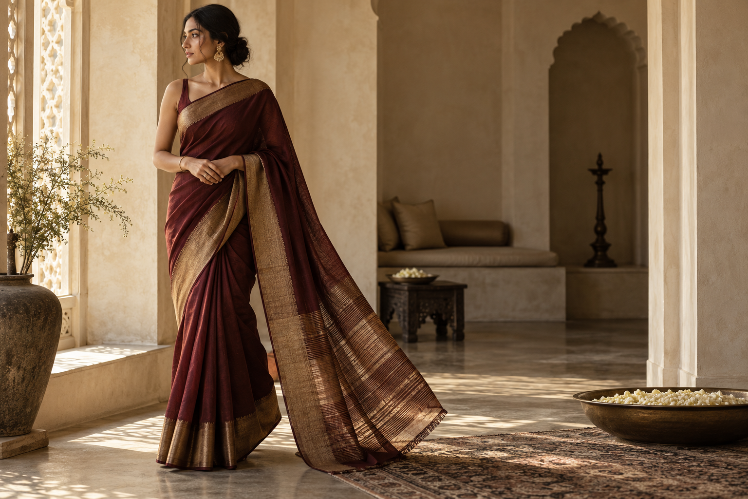 The Quiet Art of the Saree